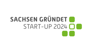 Logo zum Wettbewerb »Sachsen gründet – Start-up 2024«